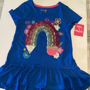 Little Girls summer dress with logo